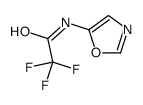 2,2,2-trifluoro-N-(1,3-oxazol-5-yl)acetamide结构式