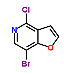 7-Bromo-4-chlorofuro[3,2-c]pyridine structure