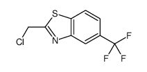2-(Chloromethyl)-5-(trifluoromethyl)-1,3-benzothiazole structure