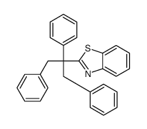 2-(1,2,3-triphenylpropan-2-yl)-1,3-benzothiazole Structure