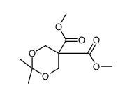 Dimethyl 2,2-dimethyl-1,3-dioxane-5,5-dicarboxylate结构式