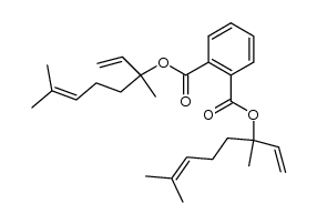 dilinalyl phthalate Structure