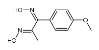 1-(4-methoxyphenyl)-1,2-propanedione dioxime Structure