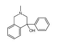 4-hydroxy-2-methyl-4-phenyl-1,2,3,4-tetrahydroisoquinoline结构式