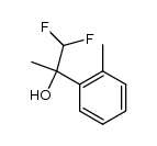 Difluormethyl-methyl-o-tolyl-carbinol Structure