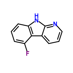 5-Fluoro-1H-pyrido[2,3-b]indole结构式
