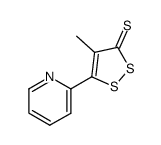 4-methyl-5-(2-pyridyl)-1,2-dithiole-3-thione结构式
