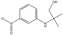 2-methyl-2-((3-nitrophenyl)amino)propan-1-ol Structure