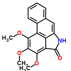 1,2,3-Trimethoxydibenzo[cd,f]indol-4(5H)-one structure