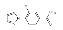 3-溴-4-(1-吡唑基)苯乙酮图片