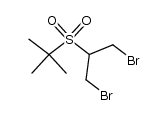 1,3-dibromo-2-(tert-butylsulfonyl)-propane结构式