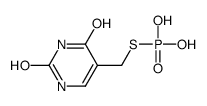 (2,4-dioxo-1H-pyrimidin-5-yl)methylsulfanylphosphonic acid Structure