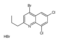 4-Bromo-6,8-dichloro-2-propylquinoline hydrobromide Structure