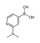 (2-(二甲氨基)吡啶-4-基)硼酸结构式
