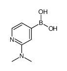 2-(dimethylamino)pyridin-4-ylboronic acid structure