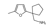 C-[1-(5-Methyl-furan-2-yl)-cyclopentyl]-methylamine结构式