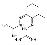 2-[(Z)-[(5E)-5-(diaminomethylidenehydrazinylidene)octan-4-ylidene]amino]guanidine结构式