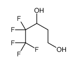 4,4,5,5,5-pentafluoropentane-1,3-diol结构式