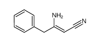 3-amino-4-phenylbut-2-enenitrile Structure
