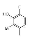 2-BROMO-6-FLUORO-3-METHYLPHENOL Structure