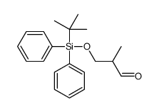 3-[tert-butyl(diphenyl)silyl]oxy-2-methylpropanal结构式