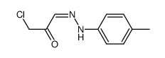 1-chloro-3-(2-(p-tolyl)hydrazono)propan-2-one Structure