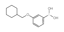 [3-(Cyclohexylmethoxy)phenyl]boronic acid Structure