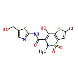 N-Des(2-pyridinyl)-N-(5-hydroxymethyl-2-thiazolyl) Lornoxicam structure