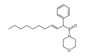 (E)-4-((1-phenyldec-2-enyl)sulfinyl)morpholine结构式