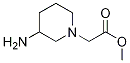 METHYL 2-(3-AMINOPIPERIDIN-1-YL)ACETATE structure