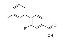 4-(2,3-dimethylphenyl)-3-fluorobenzoic acid结构式