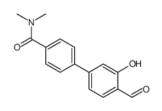 4-(4-formyl-3-hydroxyphenyl)-N,N-dimethylbenzamide Structure