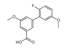 3-(2-fluoro-5-methoxyphenyl)-5-methoxybenzoic acid结构式