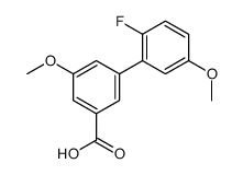 3-(2-fluoro-5-methoxyphenyl)-5-methoxybenzoic acid Structure