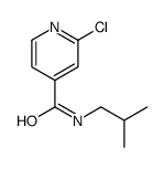 2-Chloro-N-isobutylpyridine-4-carboxamide结构式