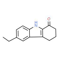 6-Ethyl-2,3,4,9-tetrahydro-1H-carbazol-1-one结构式