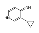 3-cyclopropylpyridin-4-amine structure