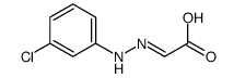 2-[(3-chlorophenyl)hydrazinylidene]acetic acid Structure