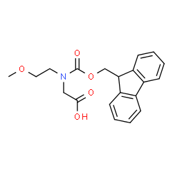 N-Fmoc-N-(2-Methoxyethyl)glycine structure