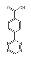 4-(1,2,4,5-tetrazin-3-yl)benzoic acid Structure