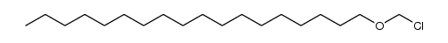 octadecyl chloromethyl ether Structure