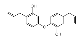 2-(3-hydroxy-4-prop-2-enylphenoxy)-5-prop-2-enylphenol结构式