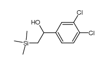 1-(3,4-dichlorophenyl)-2-(trimethylsilyl)ethanol结构式
