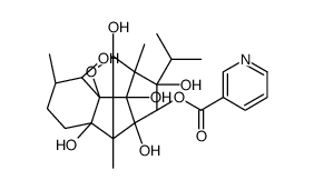 ryanodyl 3-(pyridine-3-carboxylate) structure