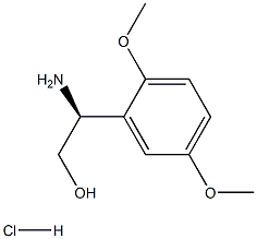 (2S)-2-AMINO-2-(2,5-DIMETHOXYPHENYL)ETHAN-1-OL HYDROCHLORIDE Structure