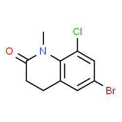 6-溴-8-氯-1-甲基-1,2,3,4-四氢喹啉-2-酮图片