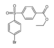 ethyl 4-(4-bromophenyl)sulfonylbenzoate结构式