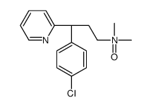 (3R)-3-(4-chlorophenyl)-N,N-dimethyl-3-pyridin-2-ylpropan-1-amine oxide结构式