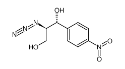 (1R,2R)-2-Azido-1-(4-nitro-phenyl)-propane-1,3-diol结构式