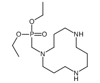 1-(diethoxyphosphorylmethyl)-1,5,9-triazacyclododecane结构式